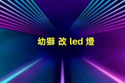 幼獅 改 led 燈珠